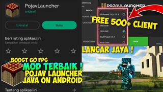 Cara MAIN MINECRAFT JAVA DI HP ANDROID 2023 !! - Fix lag dan FPS LANCAR - Mod Pojav Launcher