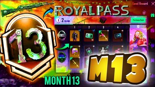 M13 ROYAL PASS 1 TO 50 RP REWARDS | M762 SKIN | NEW VEHICLE SKIN | MONTH 13 ROYAL PASS PUBG MOBILE