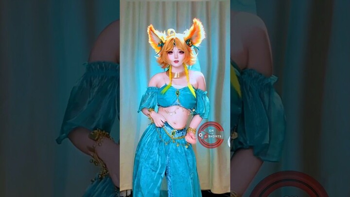 Daji Belly Dancer So Cute ❤️ Honor of Kings Cosplay #shorts