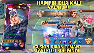 LANCELOT HAMPIR 2 KALI SAVAGE 1 MATCH, LANCELOT MONTAGE