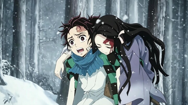 Tanjiro didn’t come back all night, and Muzan has turned into a demon