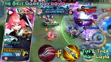 Tips & Trick Main Layla | The Best Gameplay Layla, Best Build and Emblem Layla 🤔👍