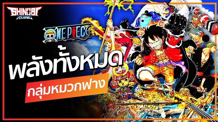 ONE PIECE : พลังต่อสู้ ของกลุ่มหมวกฟาง