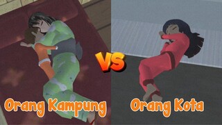 ORANG KAMPUNG VS ORANG KOTA || DRAMA SAKURA SCHOOL SIMULATOR