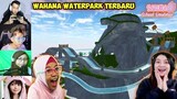 Reaksi Nafisa Fidela & Ani Nurhayani WAHANA WATERPARK TERBARU KOTA SAKURA | Sakura School Simulator