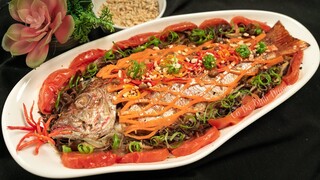 Cách làm CÁ CHƯNG TƯƠNG đặc biệt rất ngon không bị tanh | Special Steamed Fish Dish