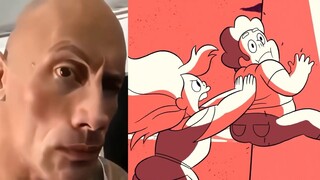 The Rock Reacts to Steven Universe