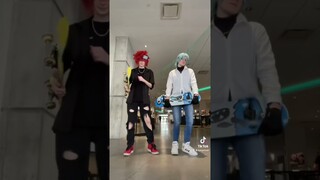Reki x Langa cosplay tiktok Sk8 the Infinity Renga