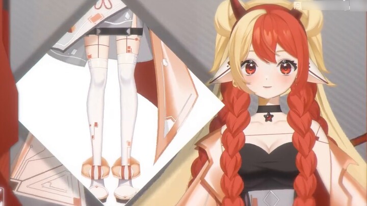 [Live2D model display] The tone-deaf underground idol is actually a robot, even cats are projected f