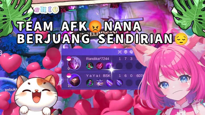 Nana berjuang sampe titik terakhir 😤