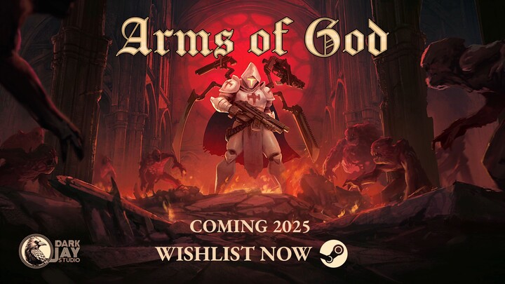 Arms of God Announcement Trailer [Dark Roguelite Autoshooter]