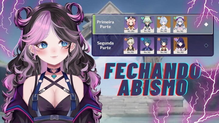 Fechando o abismo do genshin em live!