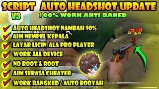 Script Auto Headshot yang di pake "RUOK" Work Apk Original Log Fb/Google