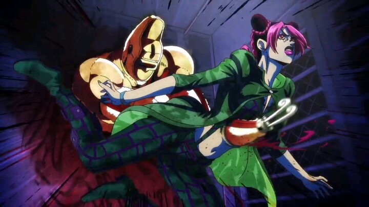 Jolyne beats down Miraschon | JJBA PART 6 | Stone Ocean