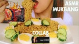 ASMR MUKBANG 3 PACKS LUCKY ME SPICY🔥🌶 PANCIT CANTON COLLAB WITH @Jeet ASMR | EATING SHOW