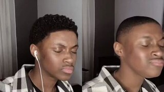 When the young man sings "Talking to the Moon" again after one year