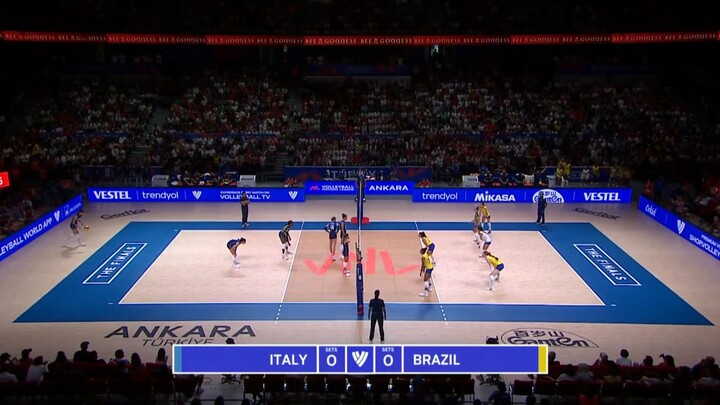 WOMEN'S VNL2022 FINAL ITALY VS BRAZIL🥇