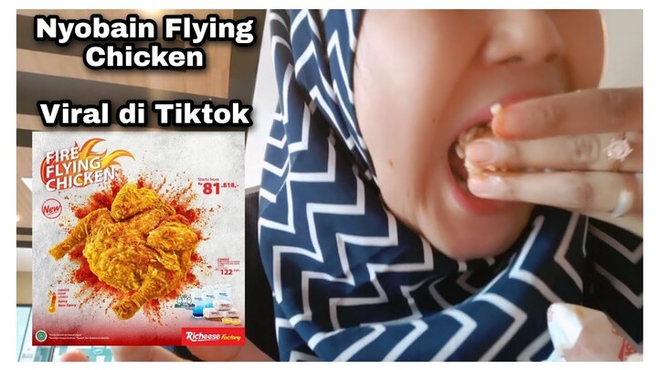 Sensasi nya beda!! nyobain flying chicken viral di Tiktok 😱