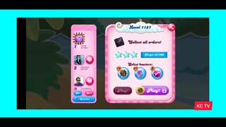 CANDY CRUSH SAGA LEVEL 1187 (NEW VERSION)