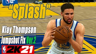 Klay Thomson Jumpshot Fix NBA2K21 Ver2 with Side-by-Side Comparison