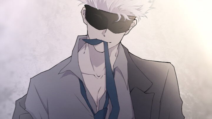 [Female/Japanese doujin] In a private room in the corner of the party, Gojo Satoru found you alone, 