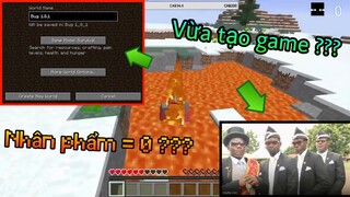 Top 5 Khoảnh Khắc Người Chơi Có Nhân Phẩm Thấp Nhất Trong Minecraft Và Cái Kết.... !!!