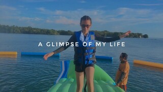 bohol inflatable waterpark swimming with fam, grocery shopping, swimming class | a january diary 🦋