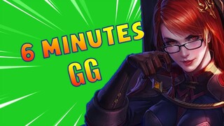 Veres  Top Lane 6 minutes GG | Arena Of Valor