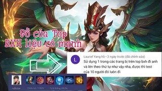 Lên đồ của Top 8 Lauriel Việt Nam mùa 20, có mạnh không? Phần 1