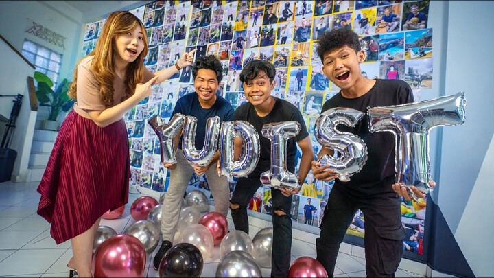 PRANK TEMPEL SELURUH TEMBOK KANTOR DENGAN FOTO YUDIST!! SURPRISE ULTAH YUDIST!!