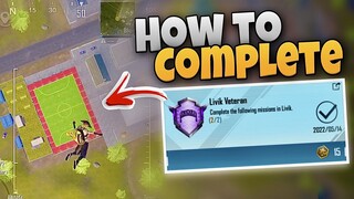 Easy Way to Complete Livik Veteran Achievement Mission ✅ | UNIQUE DESTINY | PUBG MOBILE / BGMI