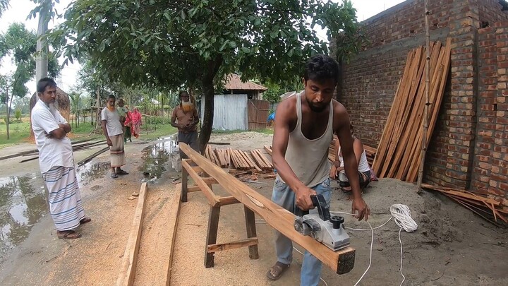 Is This the Fastest Way to Plane Rough Timber?