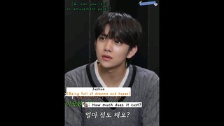 joshua reaction when he asked how much does it cost to rent an amusement park 😂 #seventeen #joshua