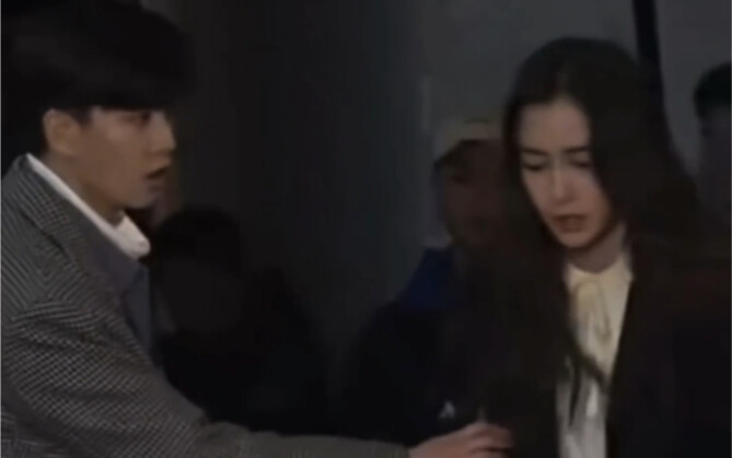 Ren Jialun and Angelababy's "Twilight Love" hero saves the beauty Reuters behind-the-scenes footage