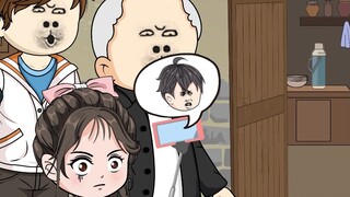 Di episode ketiga, kakek berusia delapan tahun itu menampar seekor babi dan membuat keponakan buyutn