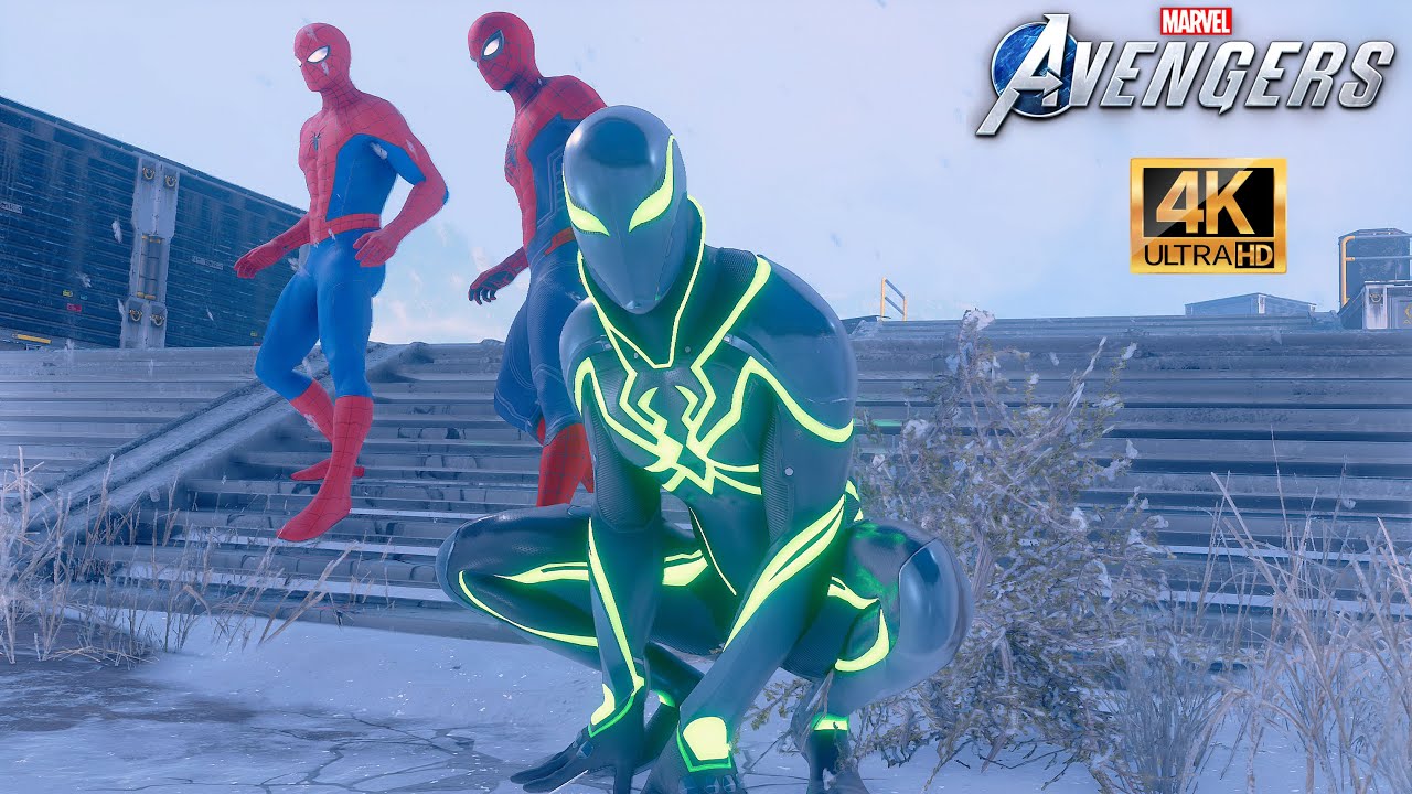 Big Time Spider-Man Suit Gameplay - Marvel's Avengers Game (4K 60FPS) -  Bilibili