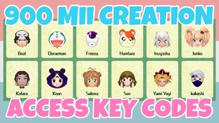 Best 900+ Anime Mii Character Creation Access Key Codes In Miitopia (Nintendo Switch)