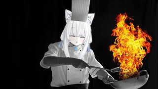 [Snow White Arya] The scheming cat who teases her sister while showing off her cooking skills