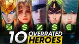 TOP 10 OVERRATED HEROES THAT CAN BE COUNTERED EASILY | SEASON 28