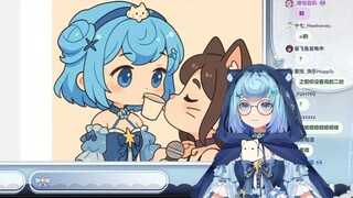【恬豆】牢豆极力rp否认喝水，小猫咪却兴奋不已，这张图能不能发我🤩小猫咪看来很享受喝水啊~