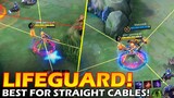 LIFEGUARD STILL THE BEST FOR 3 CABLES | STRAIGHT CABLE GAMEPLAY MLBB