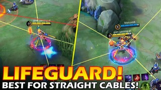 LIFEGUARD STILL THE BEST FOR 3 CABLES | STRAIGHT CABLE GAMEPLAY MLBB