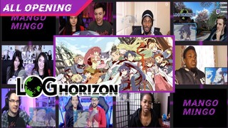 Log Horizon 1-3 OPENING || REACTION MASHUP