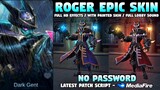 Roger Epic Skin Script - Phantom Pirate & Fire Pirate | Full Sound & Full HD Effects - No Password