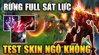 [LMHT Tốc Chiến] Ngộ Không Rừng Full Sát Lực Một Combo Bay Màu - Test Skin Ngộ Không Dung Nham