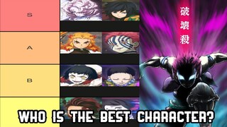 FINAL TIER LIST DISCUSSION(Before Tengen) |Demon Slayer The Hinokami Chronicles|
