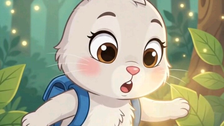Benny Bunny and the Mysterious Golden Light ✨🐰 | Kids Moral Story #Shorts