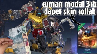 DAPET SKIN TRANSFORMER CUMAN 3RIBU, BURUAAN IKUT GACHA - MLBB