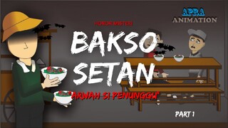 ARWAH PENUNGGU BAKSO SETAN #Part1 || Animasi Kartun Horor #HORORMISTERI