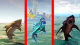 Maneater - All Shark Evolutions (maxed out) Shark Gameplay